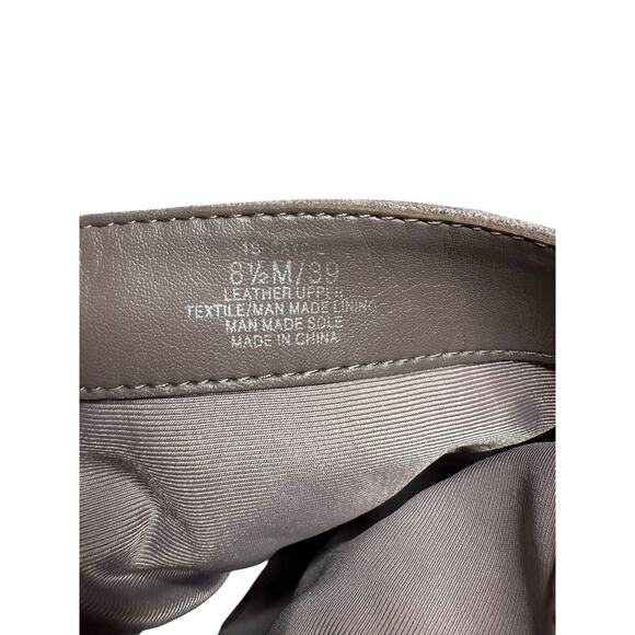 1.STATE Taupe Gray Suede Slouchy Ankle Booties Block Heel Size 8.5 - Picture 10 of 11